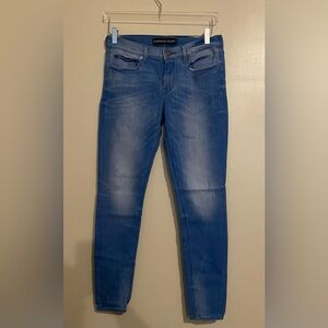 Express Denim Jeans With A Bleach Wash